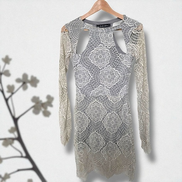 For love and lemons eternal love dress engagement bridal S - Picture 2 of 7